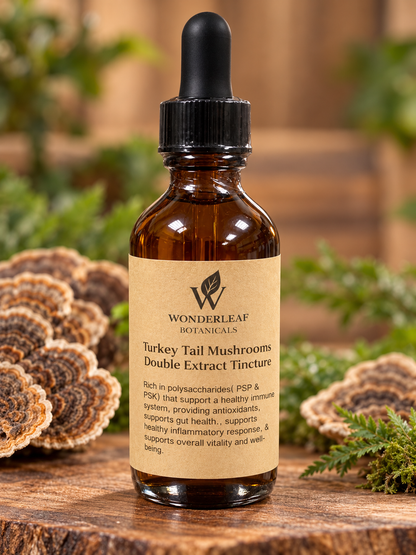 Organic Mushroom Tinctures (Double Extraction)