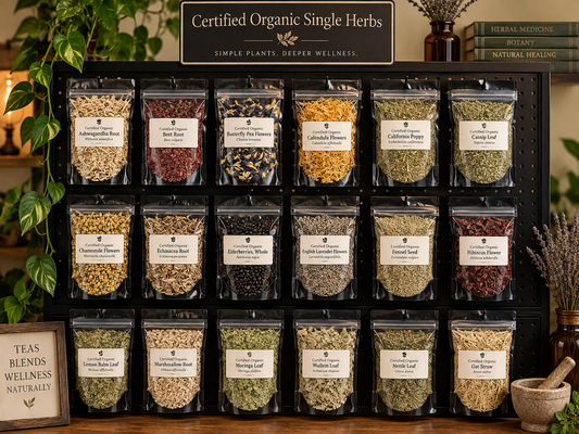 Organic Single Loose-Leaf Herbs