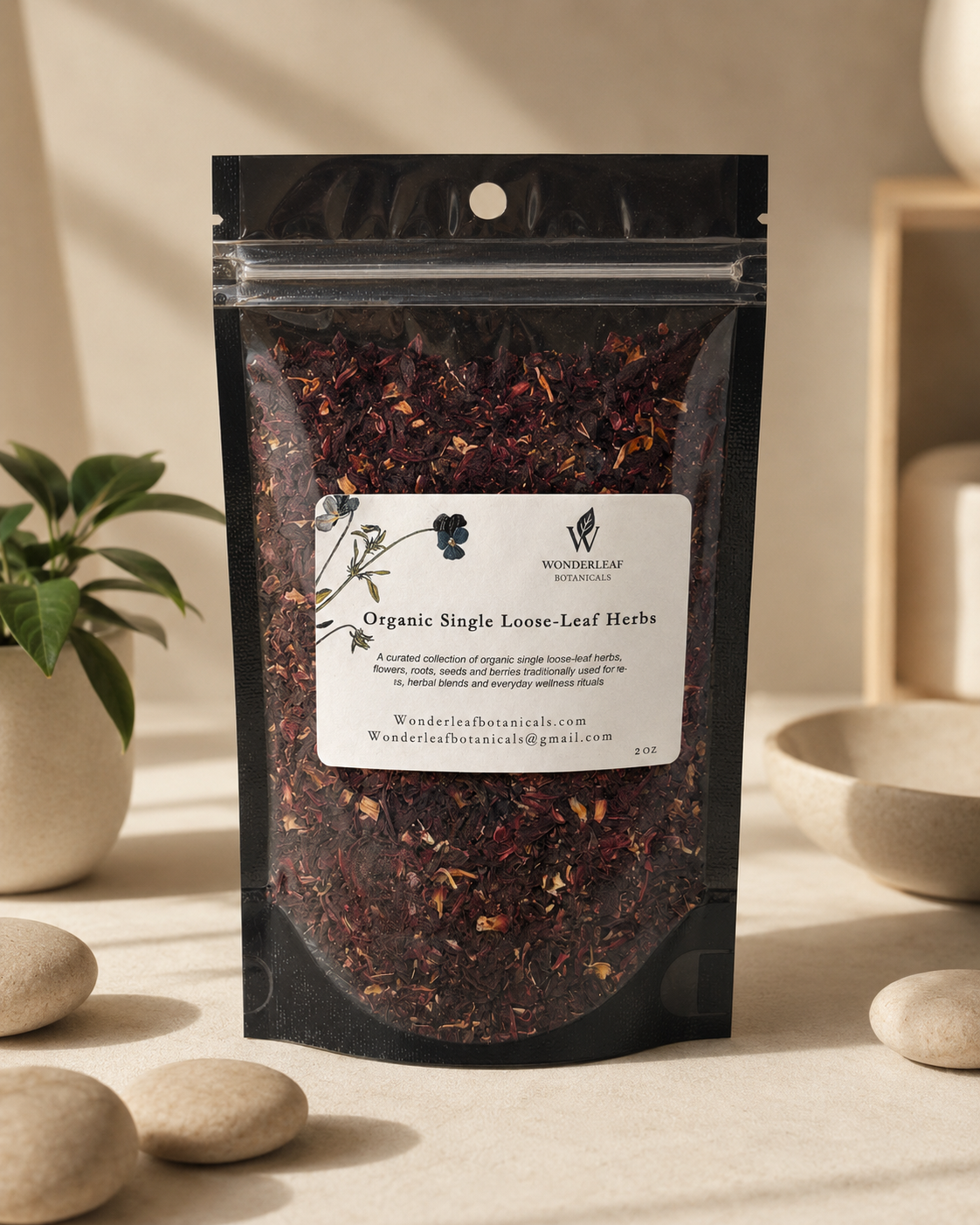 Organic Single Loose-Leaf Herbs