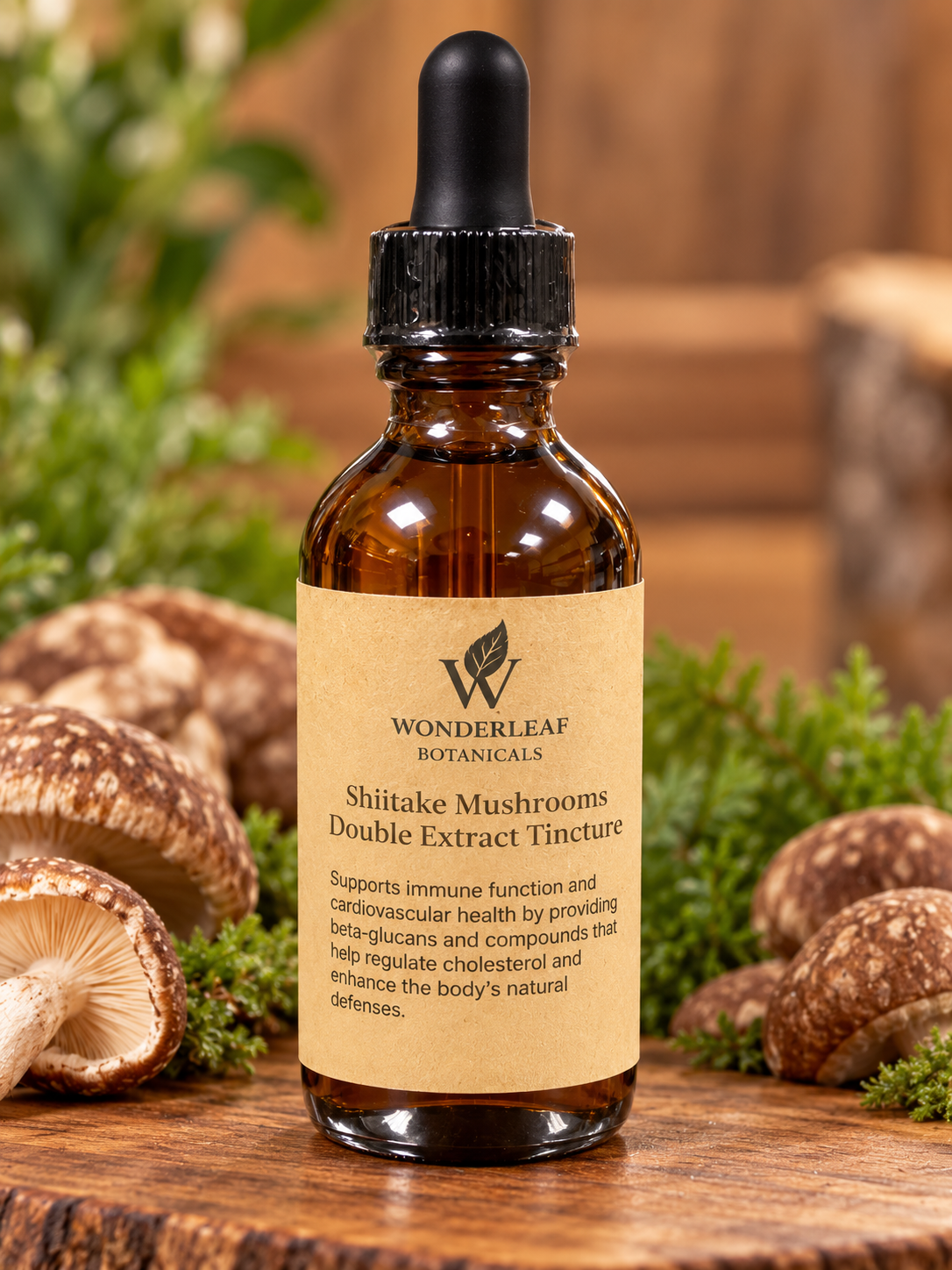 Organic Mushroom Tinctures (Double Extraction)