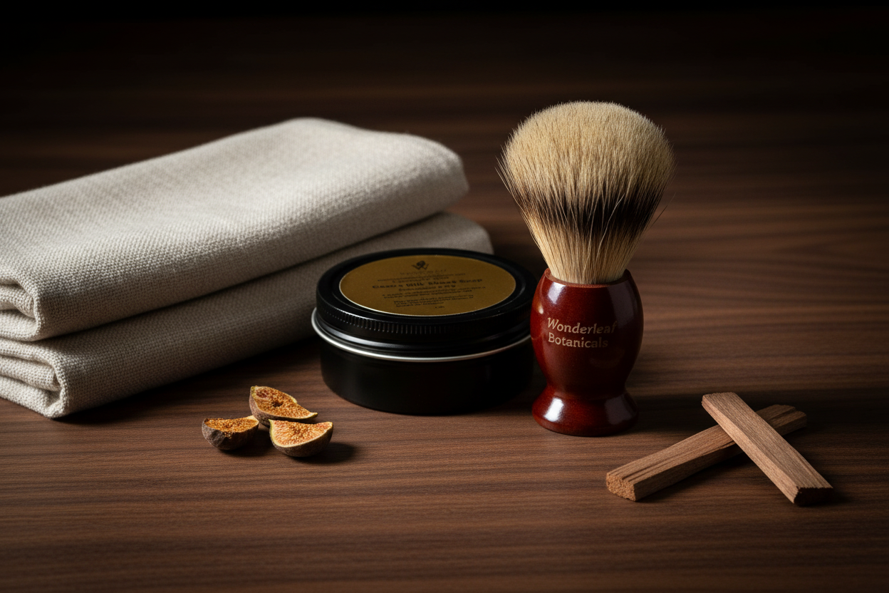 Goat's Milk Shave Soap Lifestyle Shot