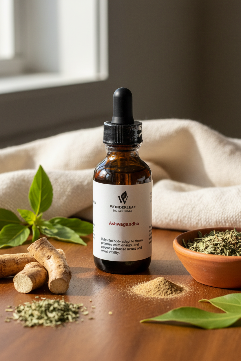 Wonderleaf Botanicals Ashwagandha - Lifestyle