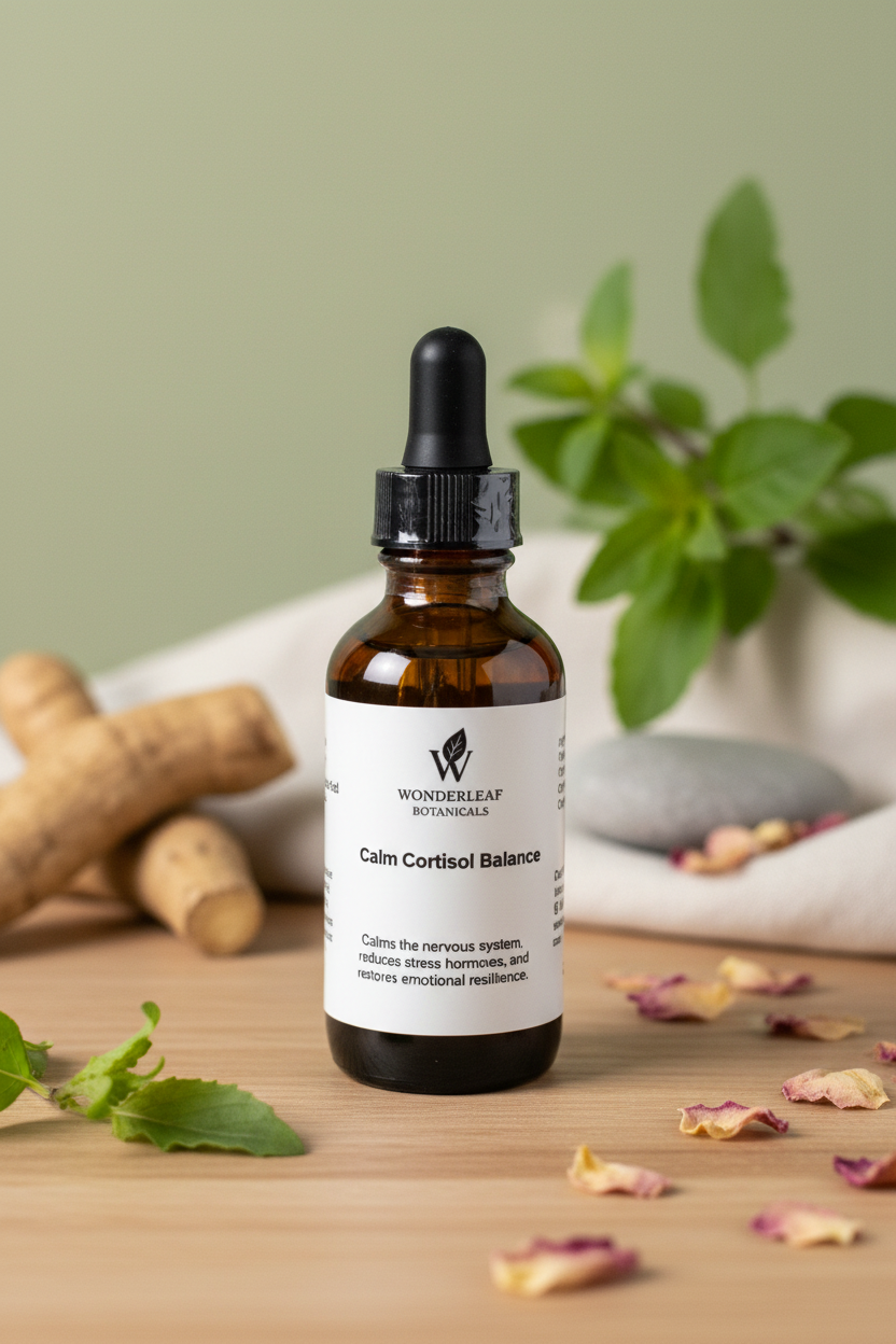 Wonderleaf Botanicals Calm Cortisol Balance - Lifestyle