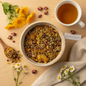 Wonderleaf Botanicals Floral Tea Blend - Overhead Flat Lay