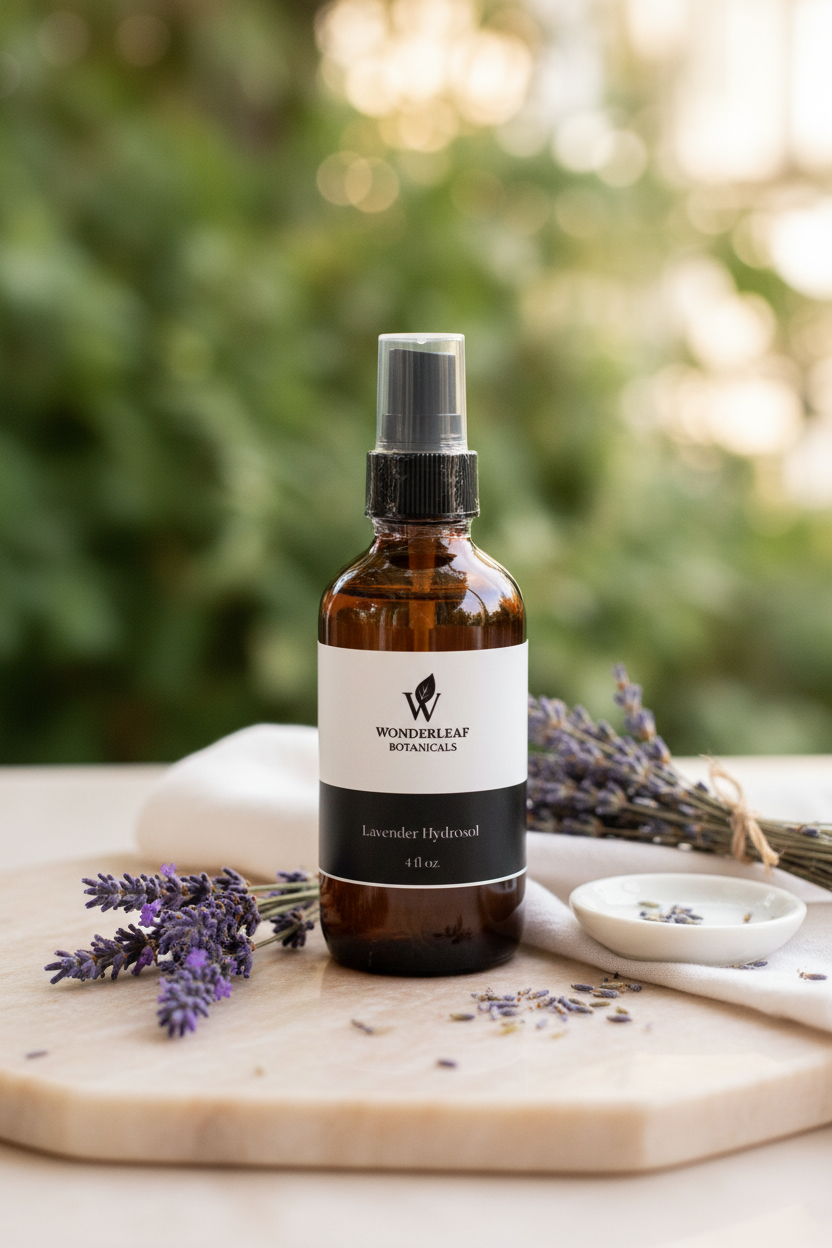 Wonderleaf Botanicals Lavender Hydrosol - Lifestyle